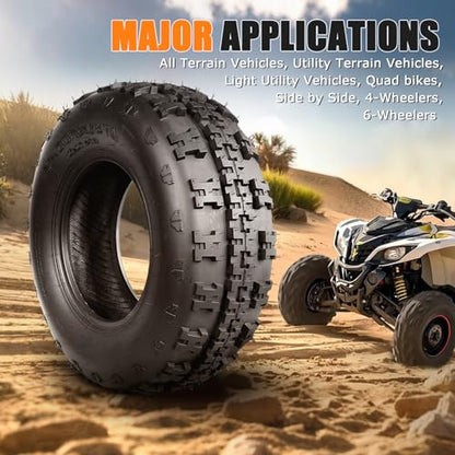 TRIPOWER 21x7-10 ATV Tires 21x7x10 All Terrain Tire Sport Quad Trail Mud Sand Off-Road Tires, 4PR, Tubeless, Set of 2 - size: 21x7x10