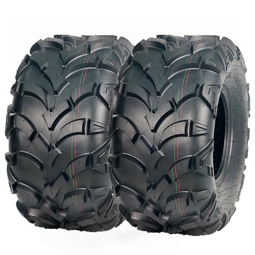 AT22x10-9 ATV Tires ATV＆UTV Trail Sand Off-Road Tires 22x10-9, All Terrain Tires 16mm Tread Depth 22x10x9-4 PR, Tubeless 2PCS - size: DAV122 22x10-9
