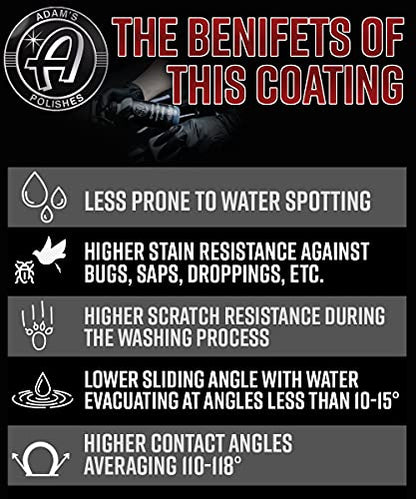 Adam's Polishes Graphene Ceramic Spray Coating - Sprayable Graphene Oxide Ceramic Coating for Cars, Boats, RV's & Motorcycle | Adds Extreme Gloss, Depth, Shine & Protection - style: 12oz