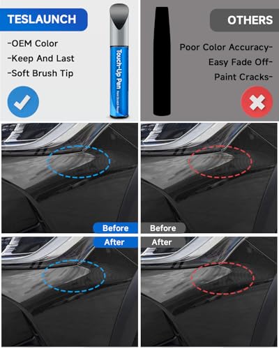 202 Black Touch Up Paint Compatible with Toyota Exact Match Touch Up Paint Car Scratch Repair - color: Black(202) compatible with All Models