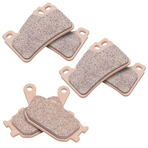 AHL Front & Rear Brake Pads Set for Honda CBR600RR CBR600 RR 2005-2006 (Sintered copper-based) - size: Sintered copper-based