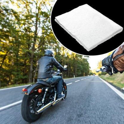 1 Pcs Muffler Packing Motorcycle Exhaust Packing 0.4"x21.6"x11.3"