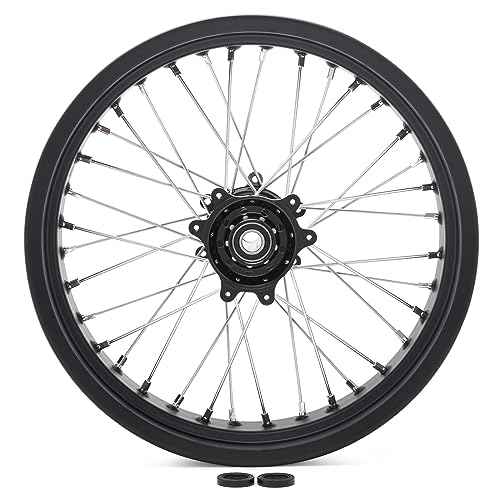 TOFR 17"x4.25" CNC Spoke Rear Wheel Rim Hub for Sur-Ron Ultra Bee Black - color: Black, size: N/A Front 17" Rear