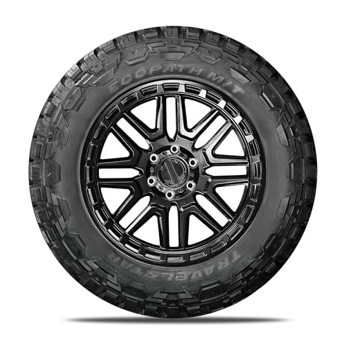Set of 2 (Two) Travelstar Ecopath M/T 33X12.50R22 12 Ply Mud Terrain Tire - size: 33×12.50R22LT 12 Ply