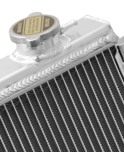 Aluminum 2 Row Radiator For 1987-2006 Jeep Wrangler YJ/TJ 2.4L 2.5L 4.0L 4.2L - size: 2-Row Aluminum