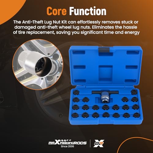maXpeedingrods 22Pcs Wheel Locking Nut Key Kit Fit for BMW