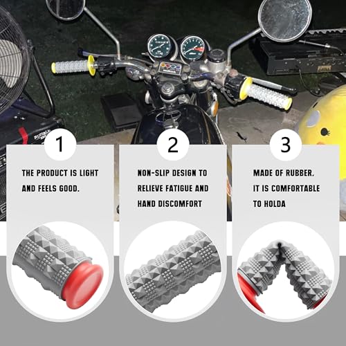 Motorcycle Throttle Assembly,7/8" Quick Twist Throttle Grips with Throttle Cable Aluminum Alloy Universal for CRF KLX SSR TTR 110 125 150 250cc Dirt Pit Bike ATV Mini Bike - color: Red