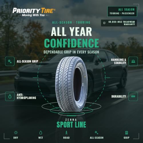 Zenna Sport Line 225/60R17 99H SL All Season Performance Tire - size: 225/60R17