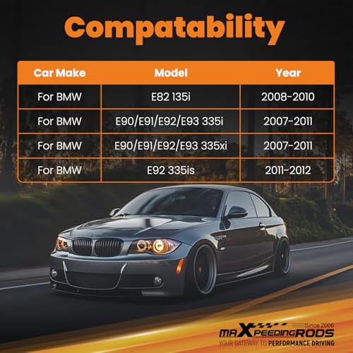 maXpeedingrods Aluminum 7.5'' Intercooler for BMW E90/E91/E92/E93 335i