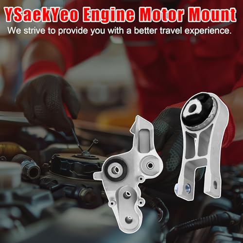 2PCS Engine Motor Mount Set for Chrysler Pacifica 2017-2023 - size: A20027
