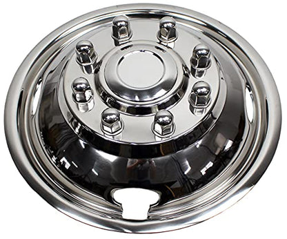 17 Inch Stainless Steel Wheel Simulators for 2005-2020 Ford F350 Dually Wheel