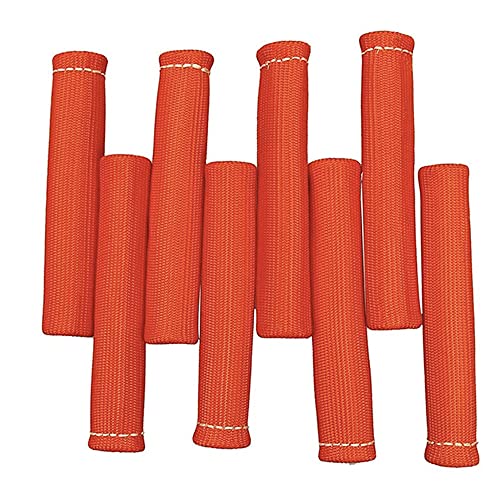 Spark Plug Wire Heat Shield Spark Plug Wire Heat Shield Sleeve Spark Plug Boot Protector Boots Wrap for SBC BBC 350 454 8PCS Plug Wire Covers - 2500F High Temp Protection (Red) - color: Red