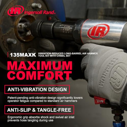Ingersoll Rand 135MAXK 3" Stroke Long-Barrel Air Hammer Kit - size: 3" Stroke, style: Tool Kit with Chisel Set