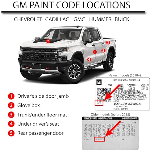 Automotive Paint for GM WA784U, Satin Graphite Metallic (Wheel Color), 8 oz - style: 8 oz