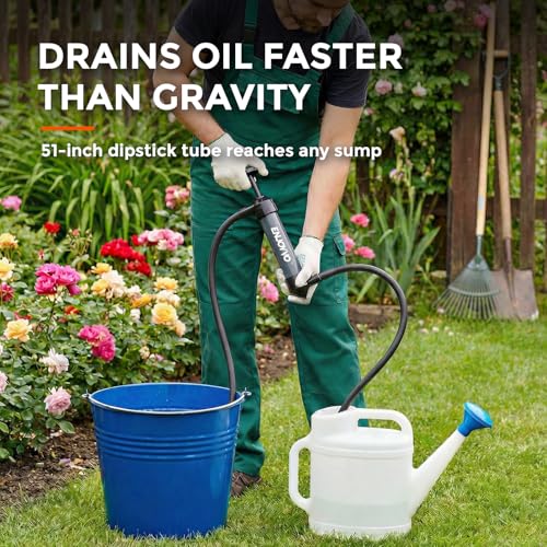 3-in-1 Manual Transfer Pump, 6-8 LPM Siphon and Air Inflator