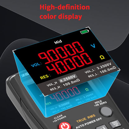 ZOYI Battery Internal Resistance Tester 2 in 1 multimeter Battery Voltage Meter Car Battery Tester for AAA AA Model 0.1mΩ-200Ω