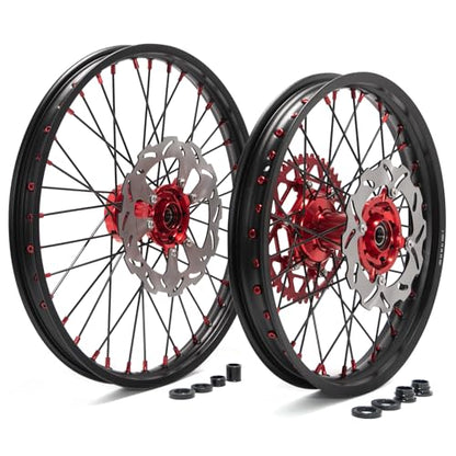 TOFR CNC 21" 19" Wheels Rims for Honda CR125R CR250R 02-07 CRF250R 04-13