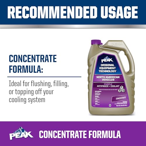 PEAK OET Purple Concentrate Antifreeze/Coolant for North American Vehicles - style: Concentrate