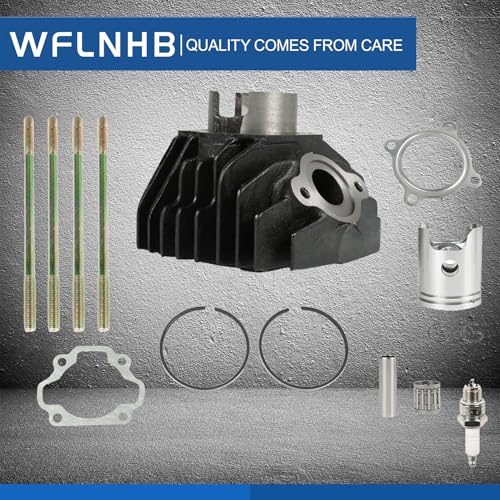 WFLNHB Cylinder Gasket Piston Ring Kit Replacement for Yamaha PW 80 PW80