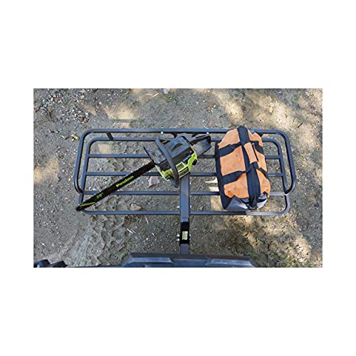 Guide Gear ATV Hitch Cargo Carrier Rack Mount, 300 lb Capacity, Heavy-Duty Steel, 48" l. x 19.25" w. x 4.75" h