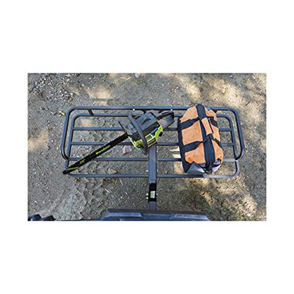 Guide Gear ATV Hitch Cargo Carrier Rack Mount, 300 lb Capacity, Heavy-Duty Steel, 48" l. x 19.25" w. x 4.75" h