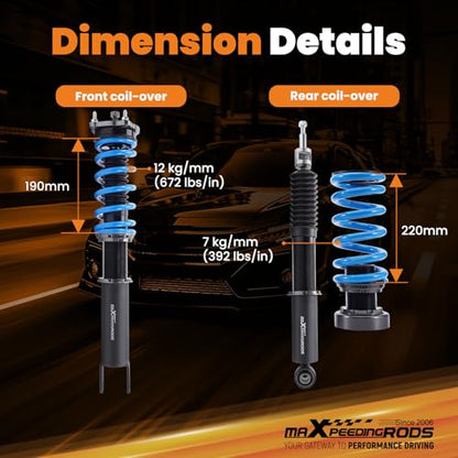 maXpeedingrods Coilover for Mercedes-Benz E-Class E320 E350 RWD 2003-2009