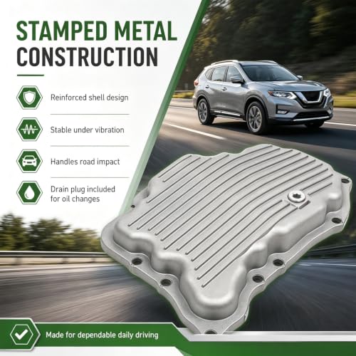 11110-6RC1B Engine Oil Pan Compatible with Rogue 2021-2024 1.5L