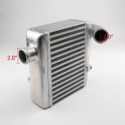 Dual Side Mount Bolt On Upgrade Aluminum Performance Intercooler Kit Compatible with 1990-1996 Nissan 300ZX Twin Turbo - color: Sliver, size: 1990-1996 Nissan 300ZX