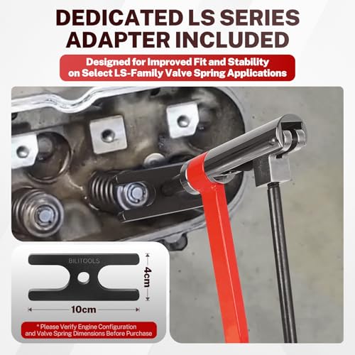 BILITOOLS Valve Spring Compressor Tools with LS Series Adapter, 8-Piece - size: 8pcs-Heavy Duty
