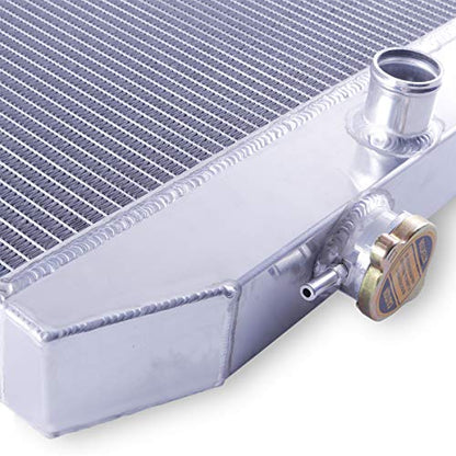 3 Rows Full Aluminum Radiator 1947-1954 48 49 50 51 52 53 for Che - size: 20