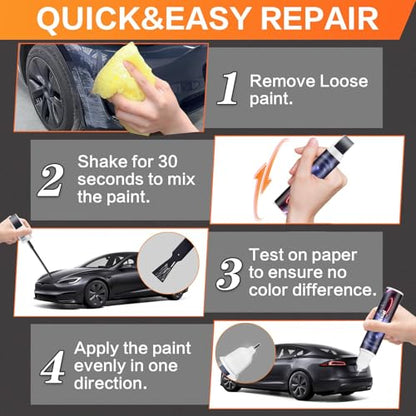 Stealth Grey(PN01) Touch up Paint for Tesla OEM Color Match