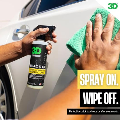 3D Bead It Up Ceramic Coating Booster Spray - Super Hydrophobic Bead Maker - Polymer Paint Protectant & Sealant 1 Gallon - size: Gallon