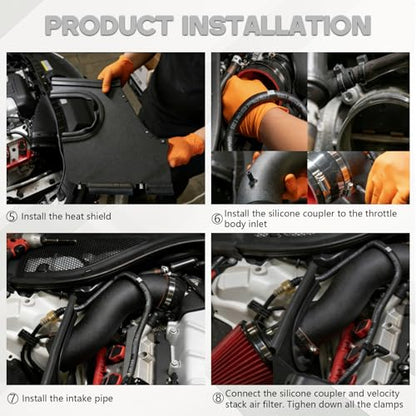 Cold Air Intake for 2012-2018 Audi A6/A7 3.0T C7/C7.5 - size: 12-18 Audi A6/A7 3.0T