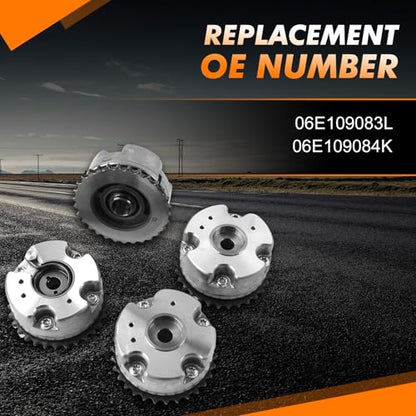Intake&Exhaust Camshaft Adjuster Kit 06E109083L 06E109084K for Touareg 4.2L - color: 06E109083L 06E109084K