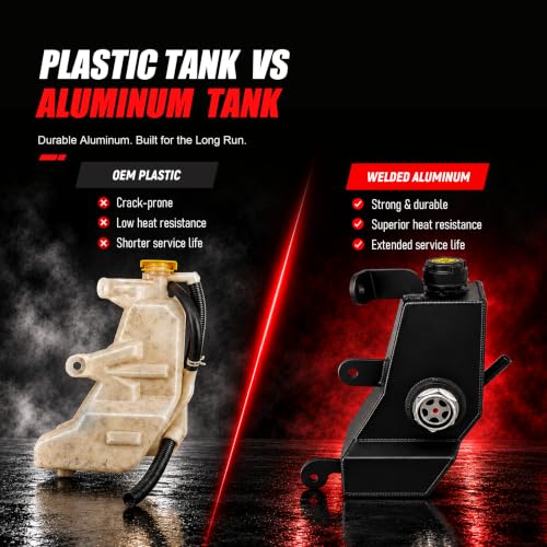 603-630 Aluminum Coolant Reservoir for Dodge Durango Grand Cherokee - size: Aluminum603-630