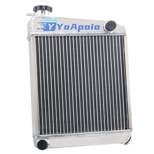 2 Row Aluminum Radiator for 1959-1966 Austin Mini 1961-1969 Cooper S 1991-1996 Rover Mini Cooper, Full Performance Aluminium Radiators, Automotive Replacement Radiator