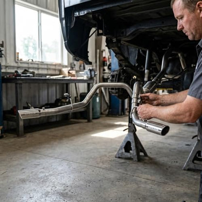 MBRP S5082409 3" Cat Back, Dual Split Side Exhaust System (T409)