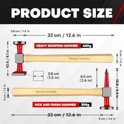 C&T 6 Piece Heavy Auto Body Repair Tool Hammer Dolly Set - size: 6pc