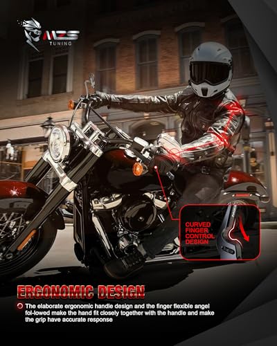 MZS Motorcycle Clutch Brake Levers for Touring/Trike 08-13, Road King 08-16 - size: 2008 to 2013 Touring