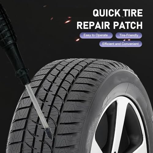 101 PCS Tire Repair Rubber Nail, Vacuum Tire Repair Spiral Rubber Studs Kit, 3 Size Tire Screw Plugs Quick Repairs Tool with Screwdriver, Self-Service Tires Puncture Repairs for Most Cars - size: 100 PCS + Screwdriver