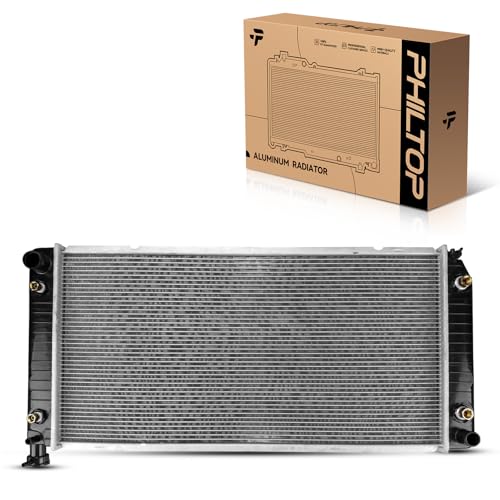 PHILTOP CU1693 Radiator Compatible with 94-99 K1500 C1500, 95-00 Tahoe, 99-00 Escalade, 1994-2000 K2500 K3500 C2500 Yukon, With TOC And EOC, Automotive Replacement Engine Radiator - size: CU1693
