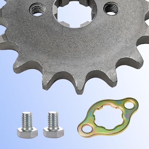 Motorcycle 428-16T 17mm Front Sprocket for 50cc 70cc 110cc 140cc 160cc 125cc Engine Honda TaoTao Roketa Coolster Sunl Lifan Zongshen Chinese ATV Quad Dirt Bike 4 Wheeler Moped - color: 428-16T