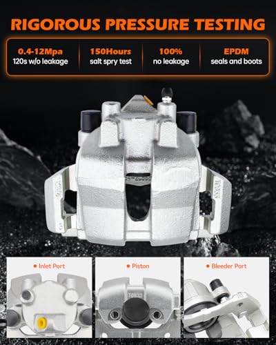 GAHA Front Left & Right Brake Calipers w/Bracket for Ford Escape 2005-2009 - size: 19B3116+19B3117