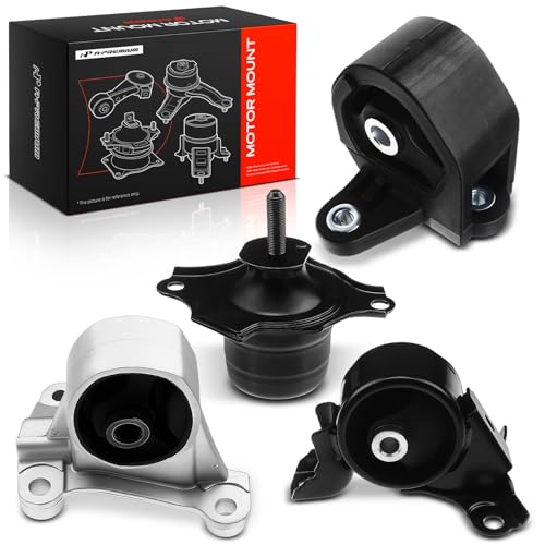 A-Premium Engine Motor Mount and Transmission Mount Kit, Set of 4 - style: 2001-2005 Civic L4 1.7L Manual