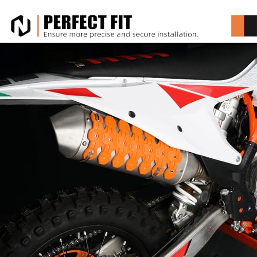 NICECNC Motorcycle Exhaust Heat Shield Guard/Silencer Protector