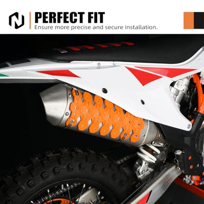 NICECNC Motorcycle Exhaust Heat Shield Guard/Silencer Protector