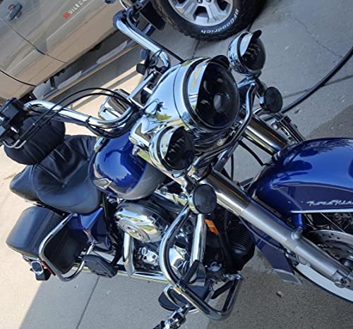 Eagle Lights 8700BPKP-899 7" LED Headlight with LED Spot/Passing Light Kit for Harley Davidson® and Indian® Motorcycles - Generation I/Black Kit/Add Dual Bulb Adapter Harness (899) - size: Add Dual Bulb Adapter Harness (899)