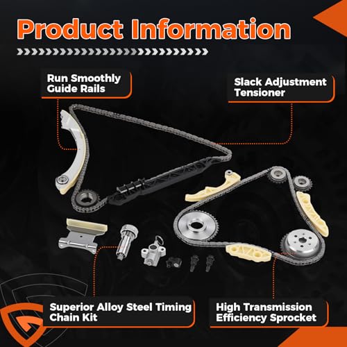 Timing Chain Kit 94201S for Chevy GMC Buick Pontiac Saab Saturn 2.0 2.2L - size: C6209S