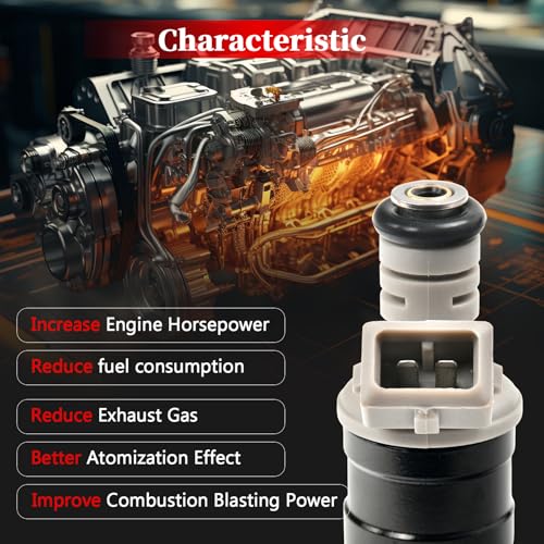 FJ712 Fuel Injector Replace#12351511,E6SZ9F593A-6PCS - size: FJ712(6PC)