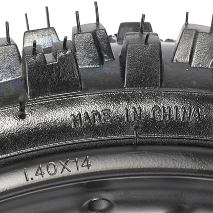 14" Complete Dirt Bike Front Wheel Assembly 60/100-14 Tire Rim Set 15mm Bearing 1.40x14 Disc Brake Fit Pit Bike 50cc-160cc SSR Apollo Taotao CRF50 CRF70 XR70 DB14 DB17 XR CRF 50 Thumpstar - color: Front 60/100-14, size: 15mm Bearing